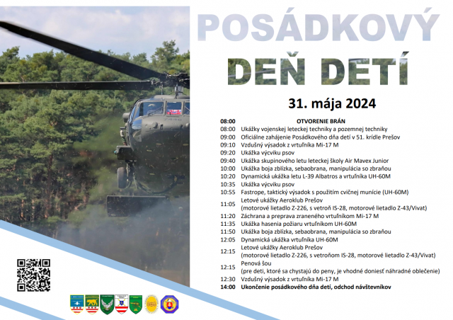 Posádkový deň detí v 51. krídle Prešov