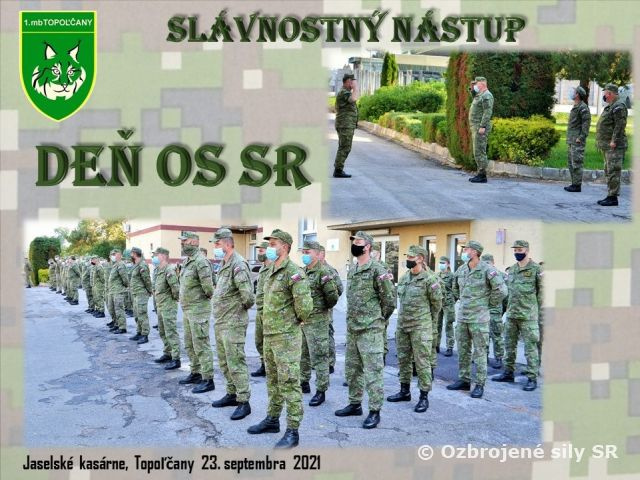 Spoločným nástupom sme si pripomenuli Deň OS SR