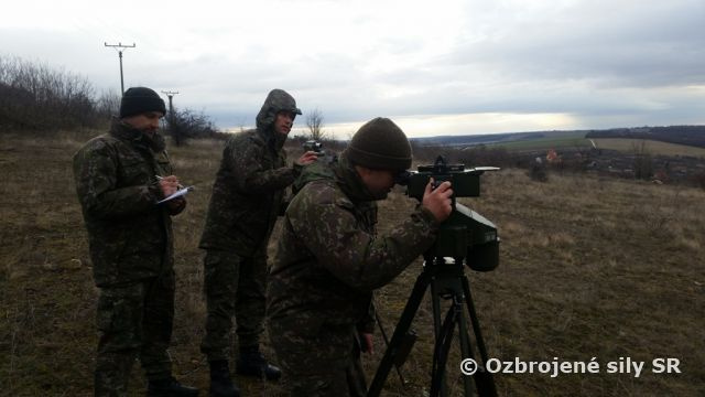 Výcvik predsunutých pozorovateľov mechanizovaných jednotiek 1. mechanizovanej brigády