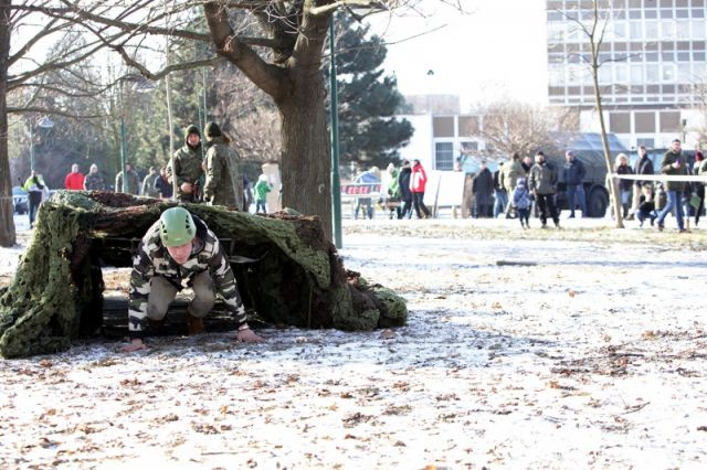 Levičania "ukázali na čo majú" a zmerali si sily s profesionálnymi vojakmi