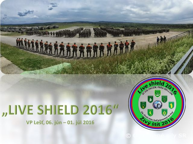 Tisíc vojakov súčasťou LIVE SHIELD 2016