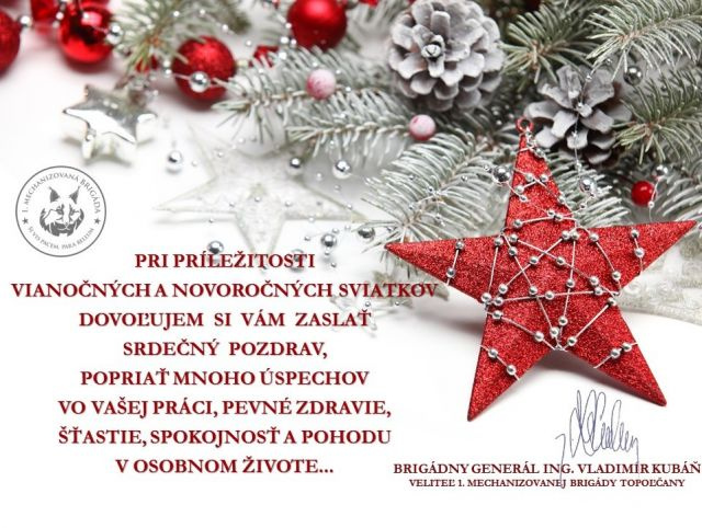 Vážení profesionálni vojaci a zamestnanci 1.mb,