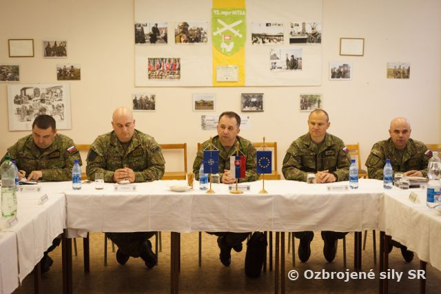 Prvá návšteva nového veliteľa brigády v Nitre