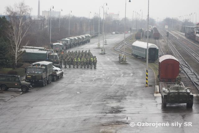 Ruch na michalovskej železničnej stanici