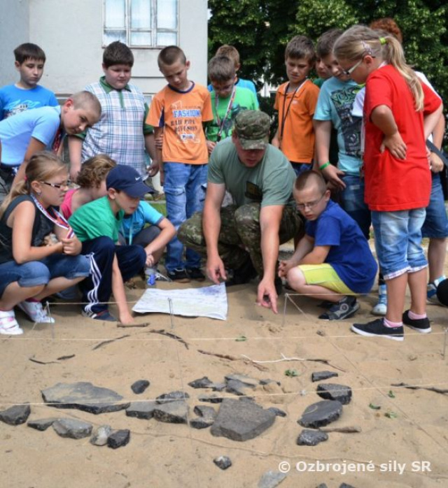 Podpora topoľčianskej brigády počas cvičenia na ochranu života a zdravia