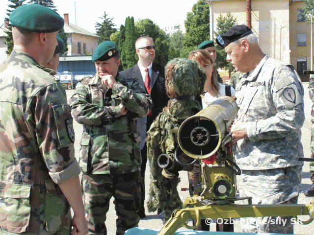 Veliteľ Národnej gardy štátu Indiana  v Michalovciach
