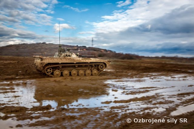 Výcvik vo vedení bojových vozidiel