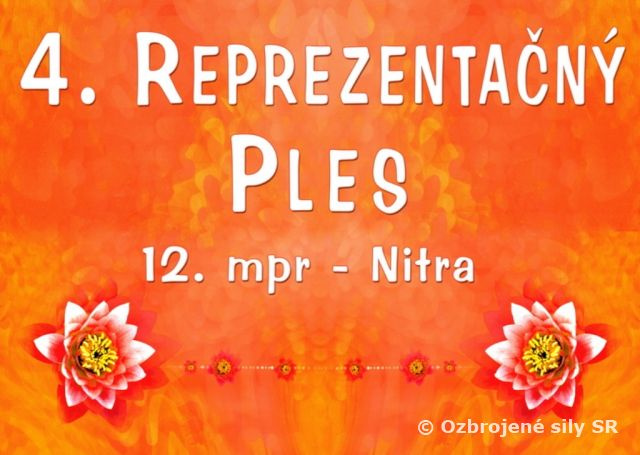 Reprezentačný ples  12. mechanizovaného práporu