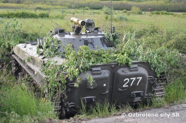 Kontrola zladenosti a bojové streľby mechanizovaných čiat 13. mpr Levice