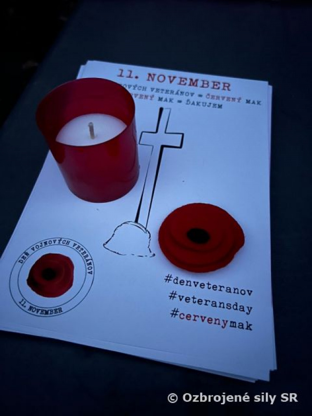 Červené maky – Deň veteránov 2022