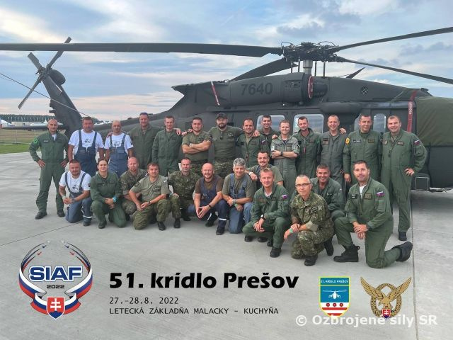 51. krídlo Prešov na SIAF 2022