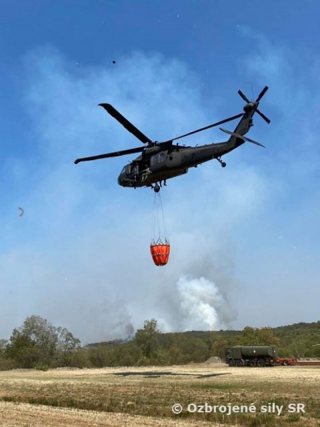 Nasadenie vrtuľníka UH-60 M v Slovinsku