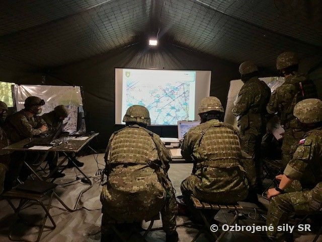 Komplexný štábny nácvik „SLOVAK STONE“ 