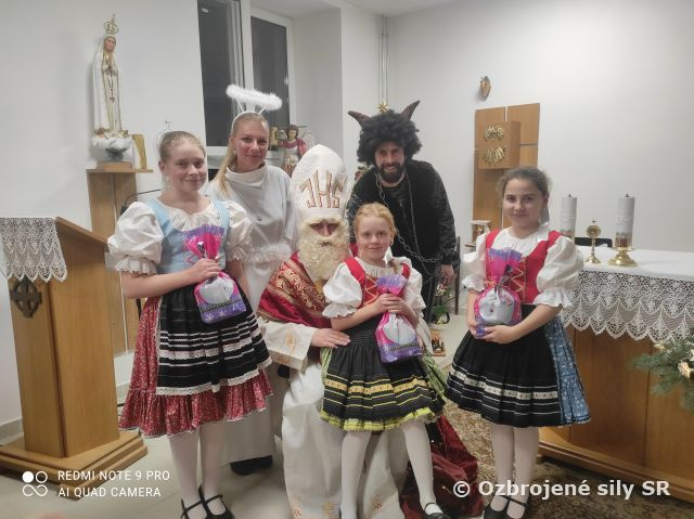 Mikulášska nádielka na 22. mechanizovanom prápore