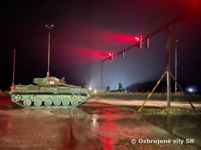 Vedenie bojových vozidiel 22.mechanizovaného práporu