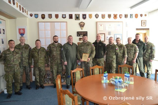 Náčelník štábu 51. krídla Prešov podplukovník Vladimír SMOLEJ ukončil svoju vojenskú kariéru 31.3.2023