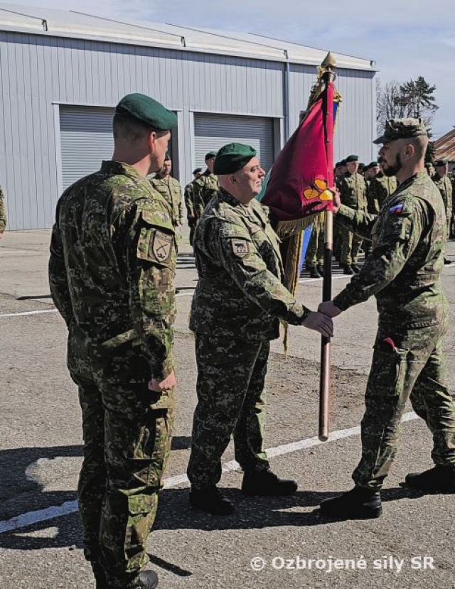 Slávnostné odovzdanie a prevzatie funkcie veliteľa 22. mechanizovaného práporu