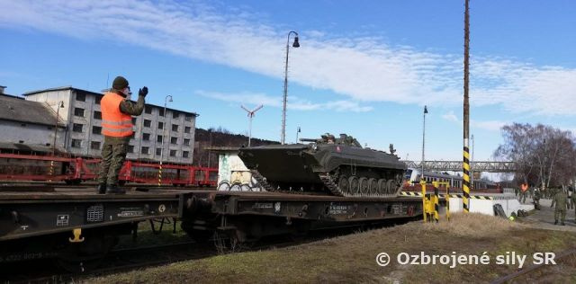 Výcvik vojsk v preprave po železnici