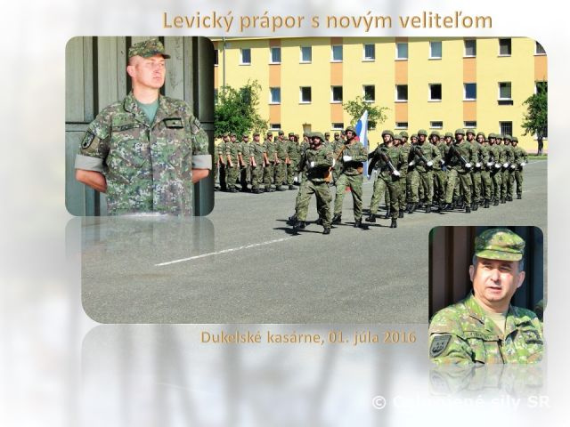 Levický prápor má nového veliteľa