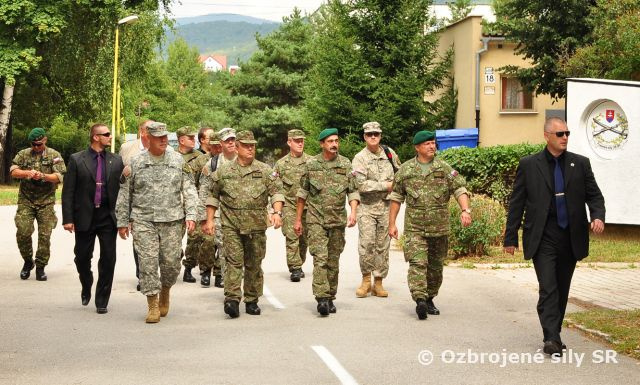 Návšteva veliteľa národnej gardy štátu Indiana (USA)