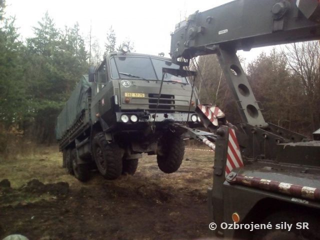 Výcvik uvoľňovacích družstiev práporu CSS a 2. mechanizovanej brigády