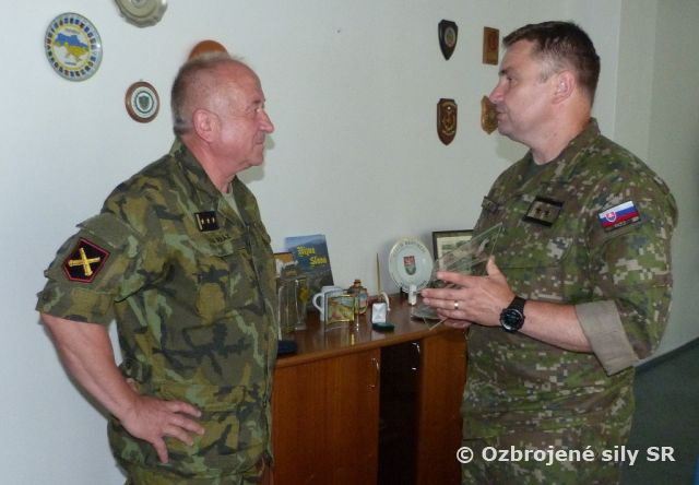 Návšteva delostrelcov z Armády Českej republiky v Rožňave