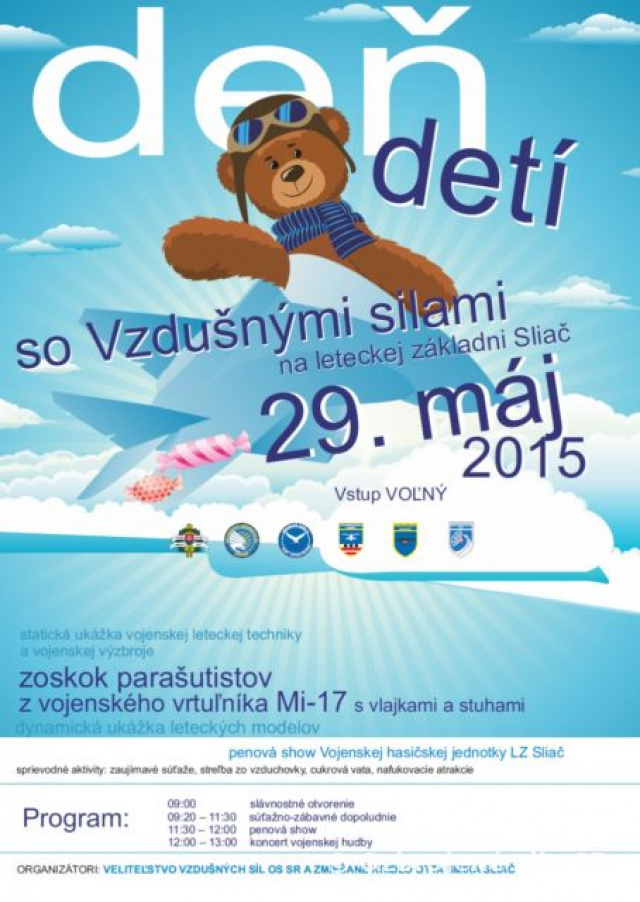 Deň detí so vzdušnými silami - AVÍZO