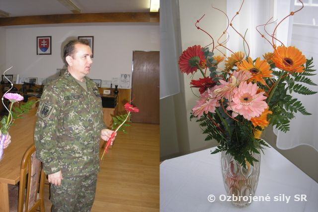 Veliteľ SLPS zablahoželal dámam k MDŽ