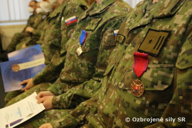 Nástup veliteľstva pri príležitosti Dňa vzniku Slovenskej republiky