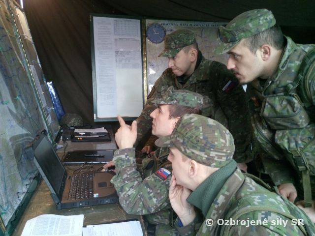 Komplexný štábny nácvik v Nitre