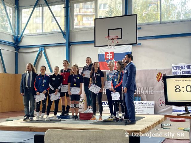 Úspech príslušníčky VePBA na Majstrovstvách Slovenska vo vzpieraní