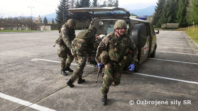 Kontrolné cvičenie špecialistu práporného obväziska 