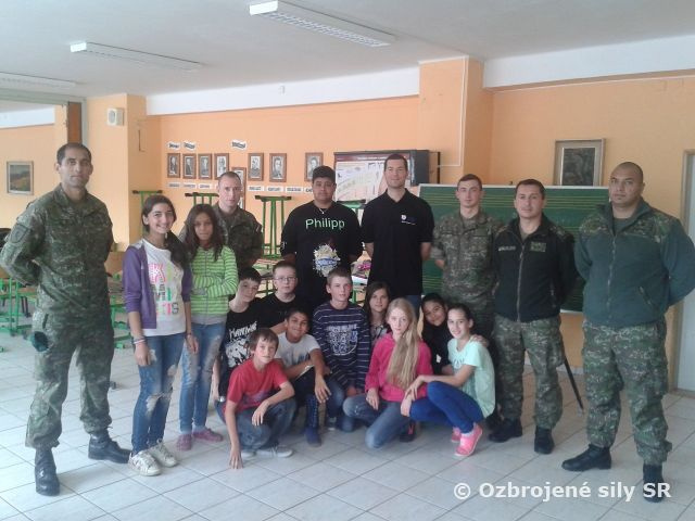 Beseda na základnej škole v Dobšinej