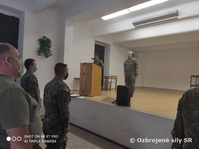 Slávnostný nástup v ZZ II. Martin