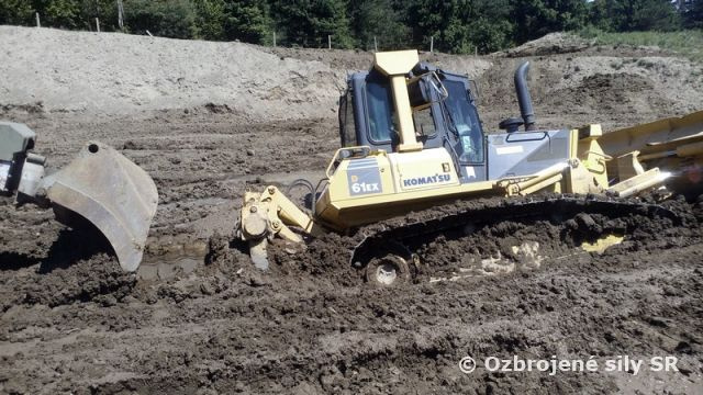 Sezónna údržba u Zásobovacej základni II Martin