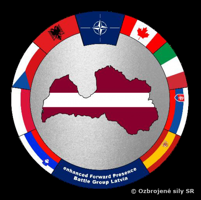 Letecká preprava materiálu do a z operácie Predsunutá prítomnosť v Lotyšsku