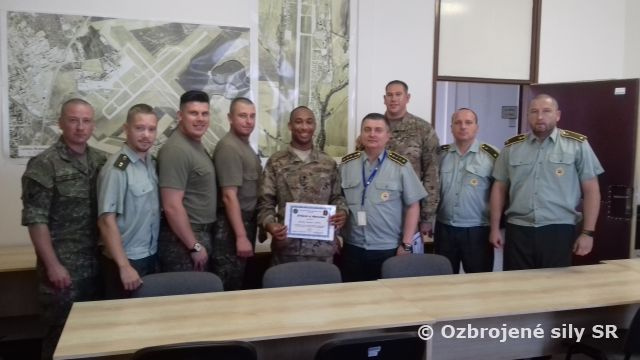 Ukončenie pôsobenia US styčných poddôstojníkov na Národnom centre vojenskej dopravy OS SR