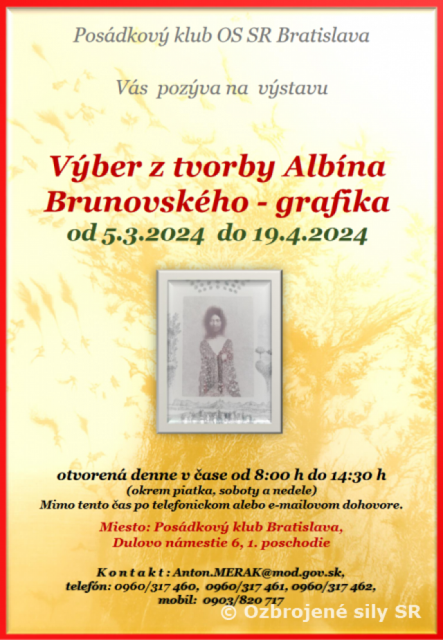 Albín BRUNOVSKÝ výber z grafickej tvorby