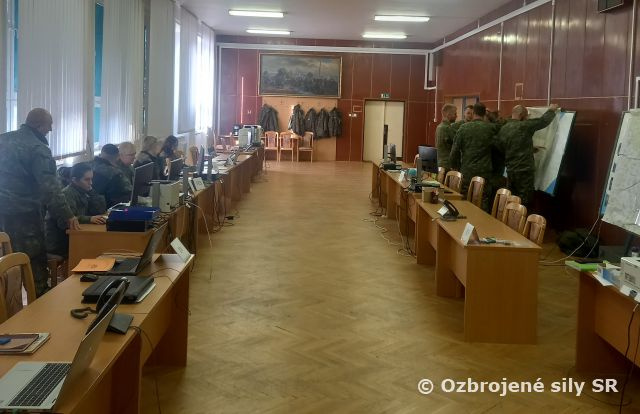 Komplexný štábny nácvik 14.prlog