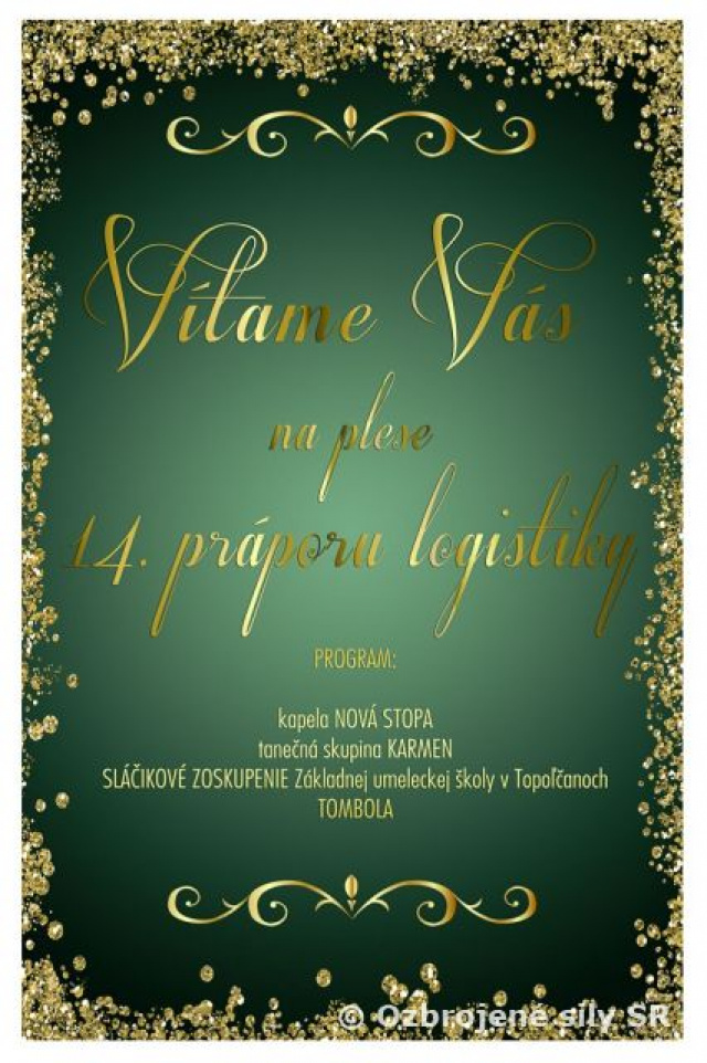 Prvý ples 14. práporu logistiky