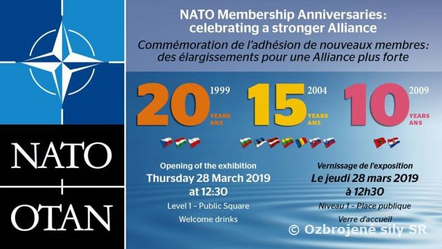 Výstava pri príležitosti okrúhlych výročí vstupu 12 spojencov do NATO