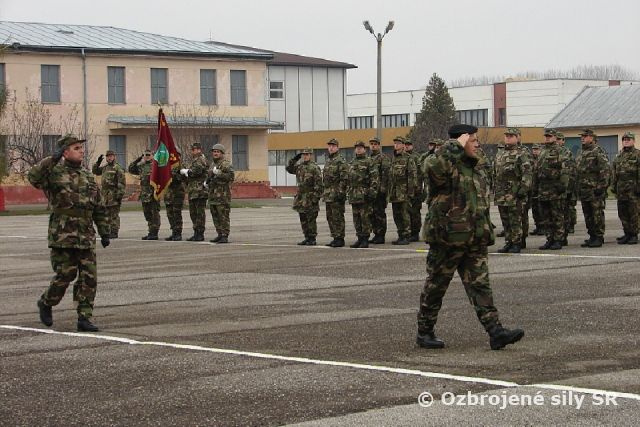 Ocenenie 22. mechanizovaného práporu Michalovce