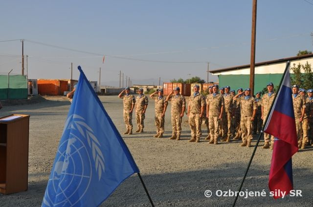 Príslušníci SLOVCON Sektoru 4 si pripomenuli výročie prijatia Ústavy SR