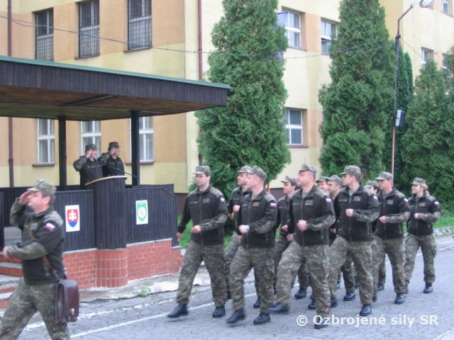 Slávnostný nástup pri príležitosti 67. výročia víťazstva nad fašizmom