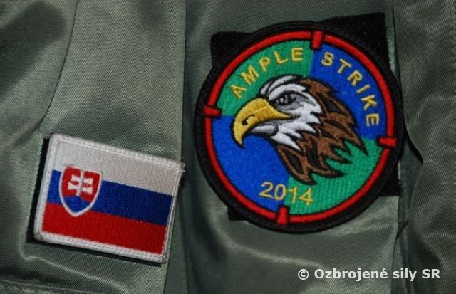 Vzdušné sily OS SR na cvičení AMPLE STRIKE 2014