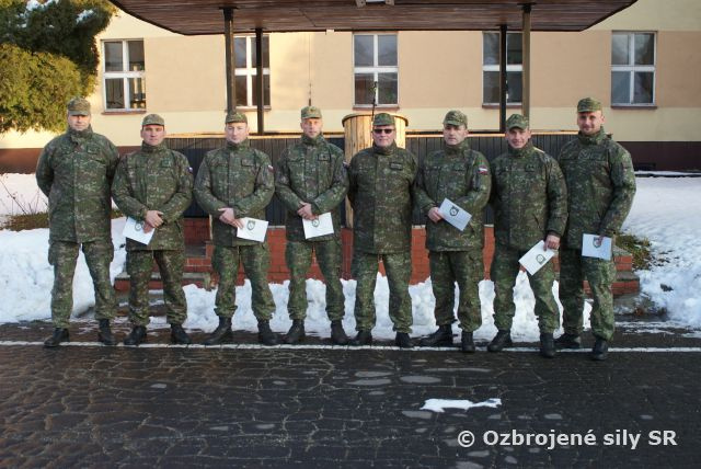 Slávnostný nástup pri príležitosti odmenenia príslušníkov TG Štefánik