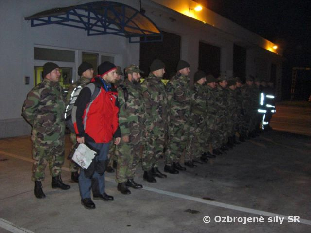 Nácvik záchrany po havárii lietadla