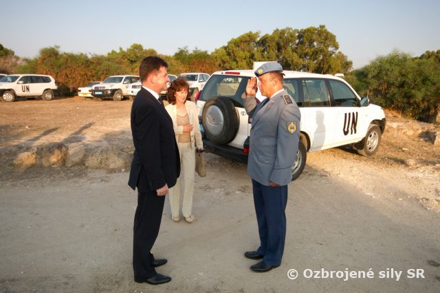 Podpredseda vlády SR navštívil UNFICYP