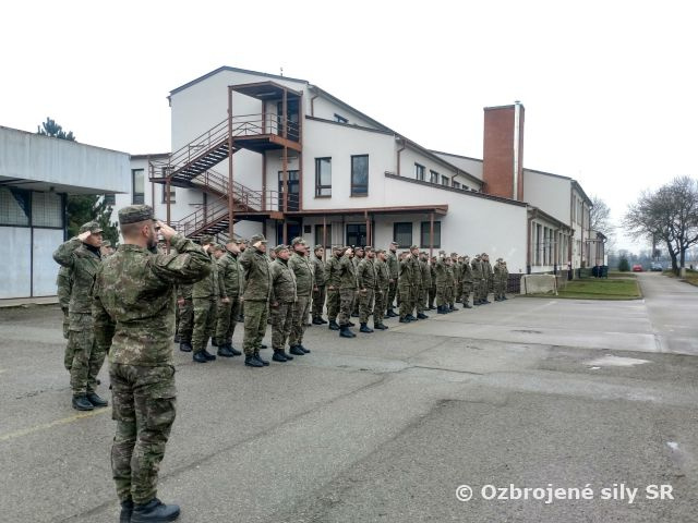 Slávnostný nástup 25. výročie vzniku SR