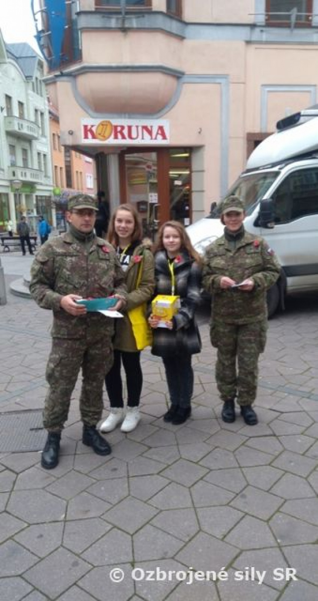 Príslušníci VÚ 1115 sa podieľali na pietnej spomienke pri príležitosti dňa vojnových veteránov